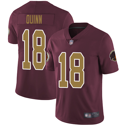 Washington Redskins Limited Burgundy Red Men Trey Quinn Alternate Jersey NFL Football #18 80th->washington redskins->NFL Jersey